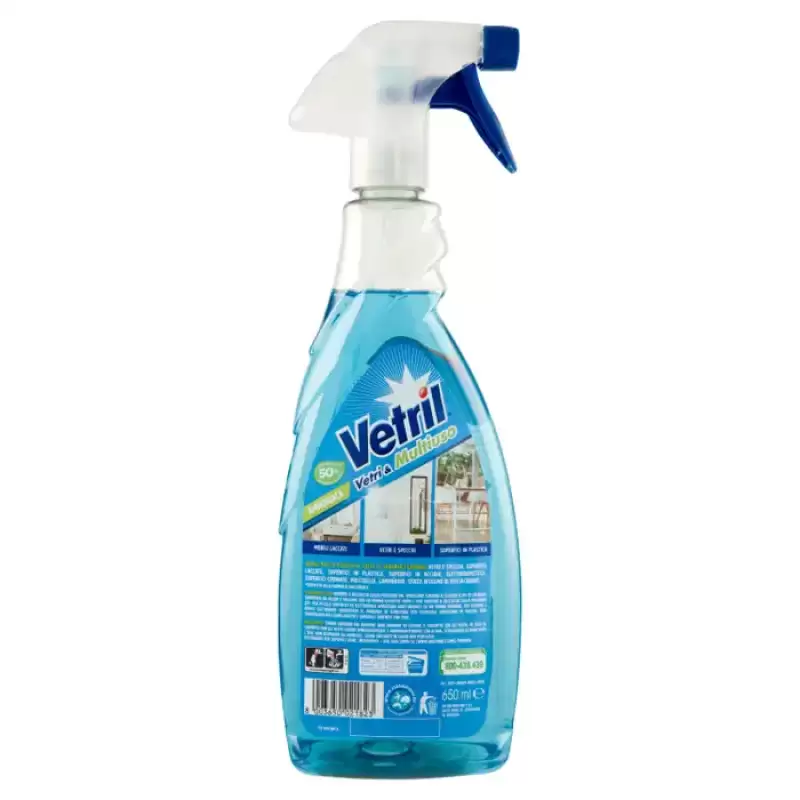 Vetril Detergent Multisuprafete&Sticla Ammonia 650 ml Bax 12 buc.